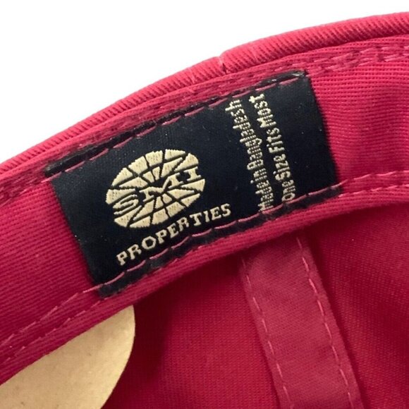 Bombardier Learjet 500 Red Embroidered Strapback Hat Texas Motor Speedway 2008 - Picture 7 of 7